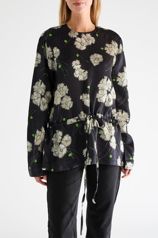 Blouse en soie - Noir - Raey