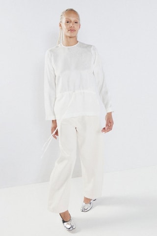 Blouse - Blanc - Raey