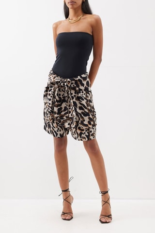 Short cargo - Ecru et anthracite - Raey