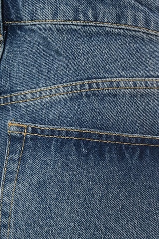 Short en jean en coton biologique - Bleu cobalt - Raey