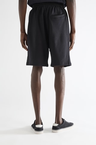 Bermuda en coton biologique - Noir - Raey