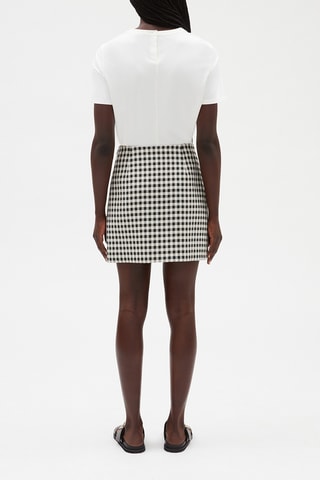 Jupe courte - Noir et blanc - Claudie Pierlot