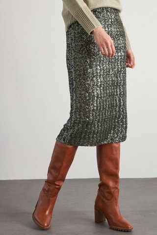 Jupe droite Ariel - Kaki - Maison 123