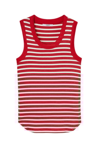 Camisola de alças - Vermelho