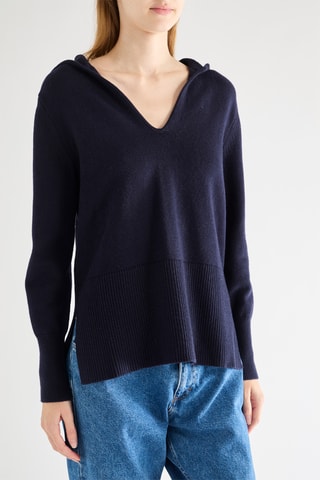 Camisola em lã merino - Cru