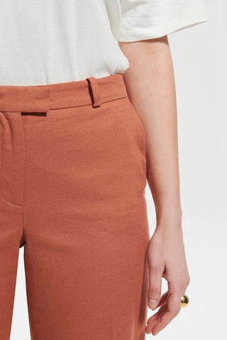 Calças direitas - Laranja