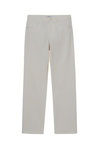 Calças de ganga direitas - Branco