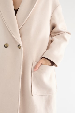 Sobretudo em lã - Bege