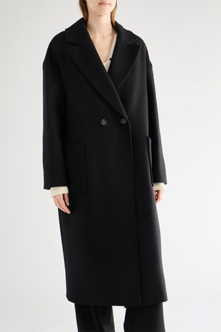 Sobretudo de lã - Bege