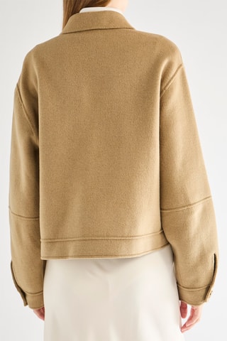 Casaco de lã - Bege