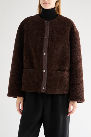 Casaco reversível - Castanho