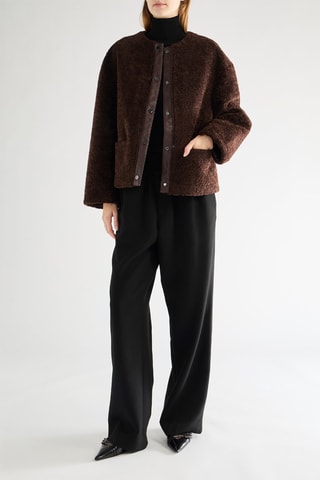 Casaco reversível - Castanho