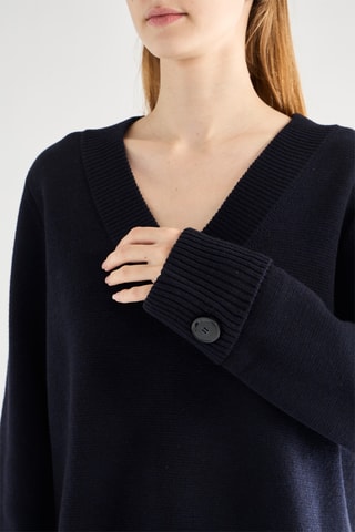 Vestido-camisola - Azul-marinho