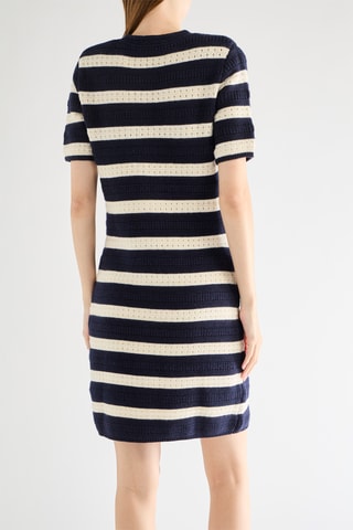 Vestido-camisa em lã merino - Cru