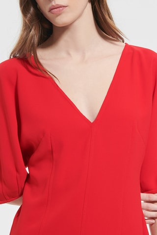 Vestido curto - Vermelho