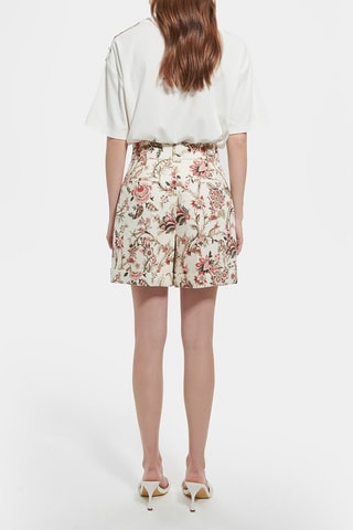 Calções de linho - Branco