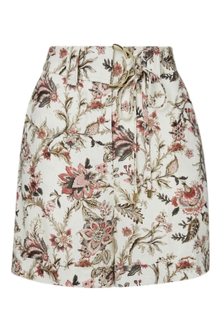 Calções de linho - Branco