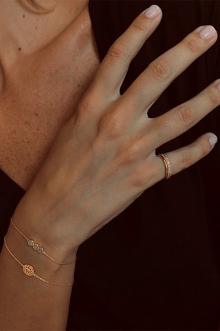 Bracelet - Or jaune et diamants