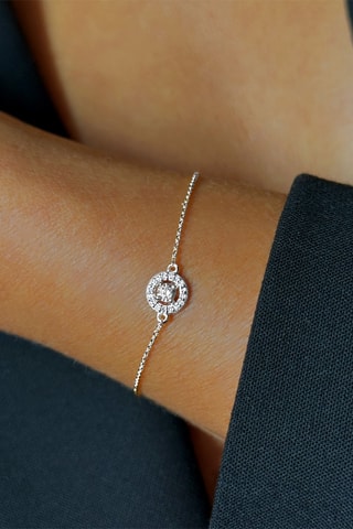 Bracelet - Or blanc et diamants
