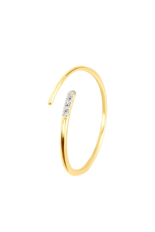 Bague - Or jaune et diamants