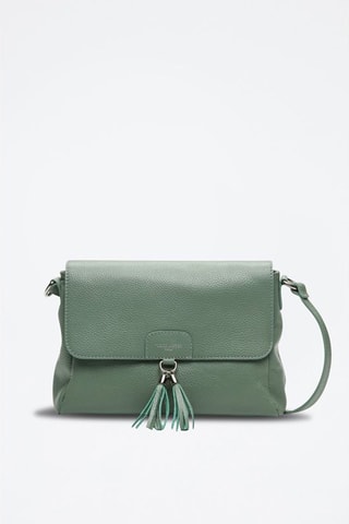 Sac bandoulière en cuir Indila - Vert