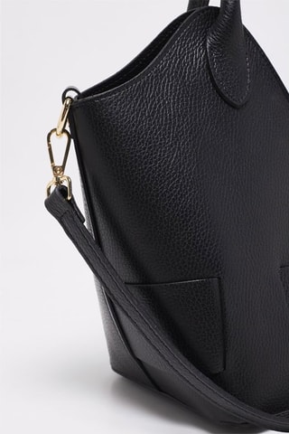 Mala de couro Soho - Preto