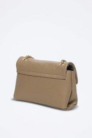 Sac bandoulière en cuir Sarya - Marron