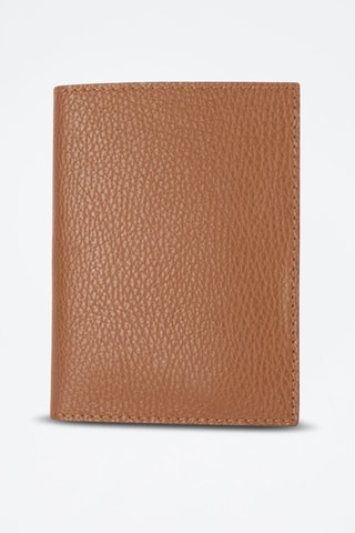 Porte-cartes en cuir Dina - Marron