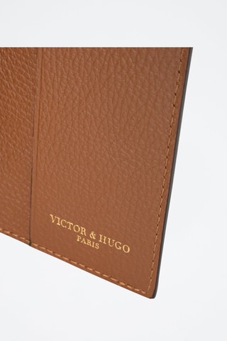 Porte-cartes en cuir Dina - Marron