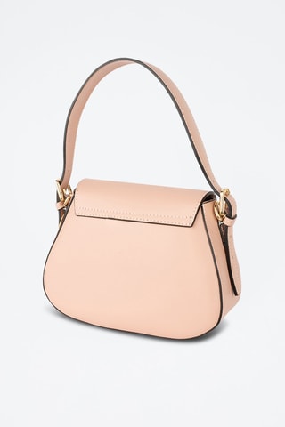 Sac à main en cuir Laura - Rose et doré