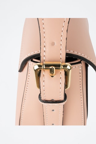 Sac à main en cuir Laura - Rose et doré