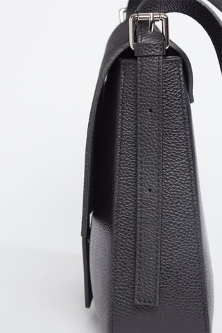 Sac bandoulière en cuir Nova - Noir