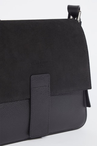 Sac bandoulière en cuir Nova - Noir