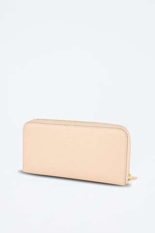 Compagnon en cuir Selma - Rose et doré