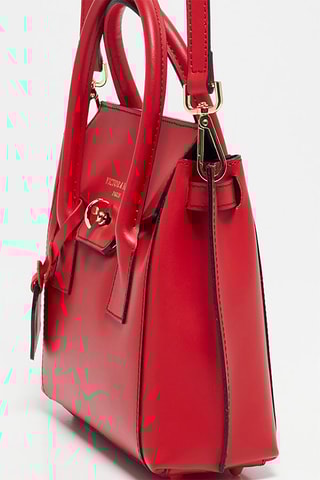 Mala de couro Jany - Vermelho