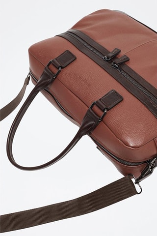 Porte-documents en cuir Sandro - Marron