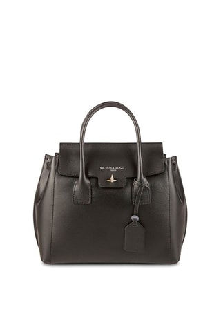 Mala de couro Jane - Preto