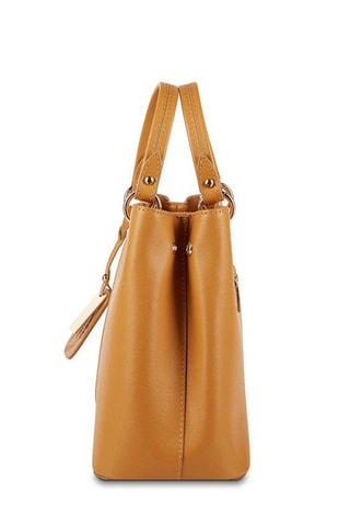 Sac à main en cuir Flamme - Marron