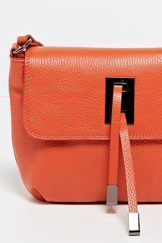 Sac bandoulière en cuir Joyce - Orange
