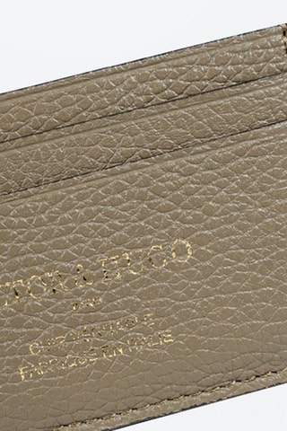 Porte-cartes en cuir Ania - Marron