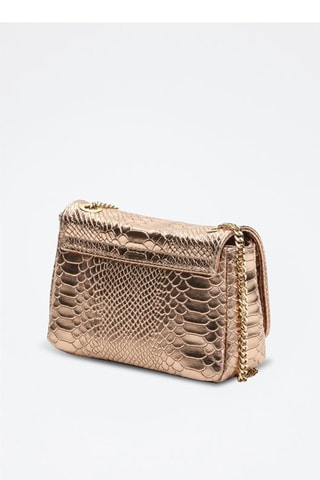 Sac bandoulière en cuir Kiera - Doré