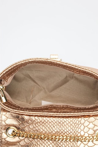 Sac bandoulière en cuir Kiera - Doré