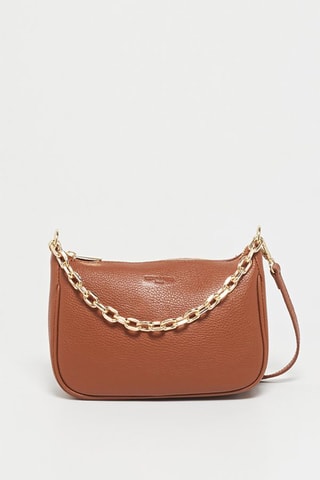 Sac bandoulière en cuir Mini - Marron