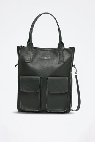 Mala de couro Noa - Verde