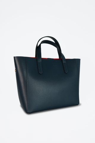 Sac à main en cuir Opale - Bleu marine