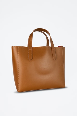 Sac à main en cuir Opale - Camel