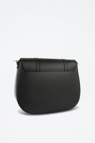 Sac bandoulière en cuir Ruth - Noir