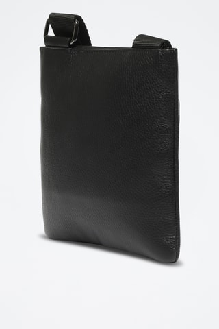 Sac bandoulière en cuir Piero - Noir