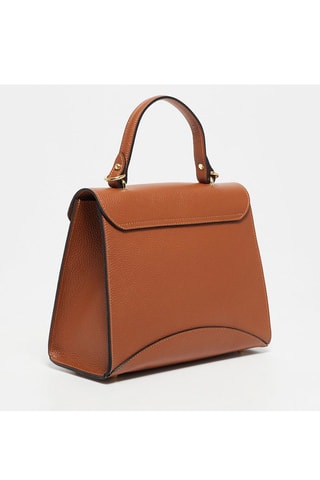 Sac à main en cuir Winy - Marron