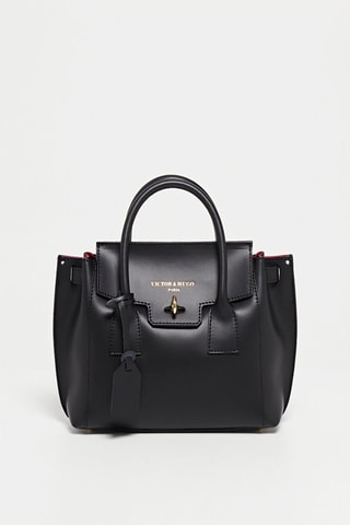 Sac à main en cuir Jany - Noir